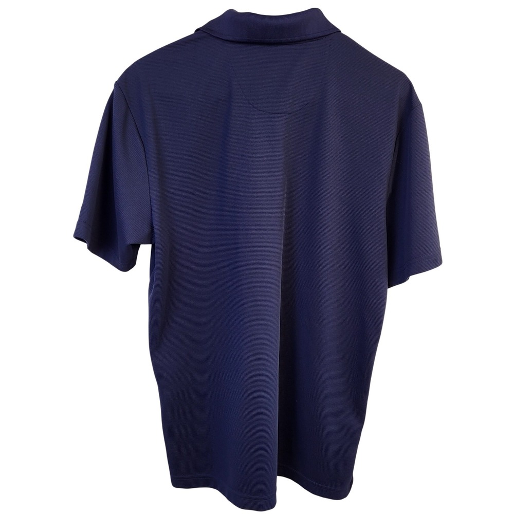 Ben Hogan Performance Mens Navy Blue Micro Stripe Golf Polo Shirt Medium WT5171‎ - Picture 5 of 5